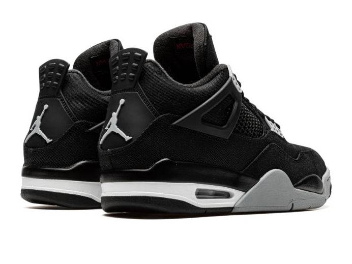 Air Jordan 4 Retro Black Canvas