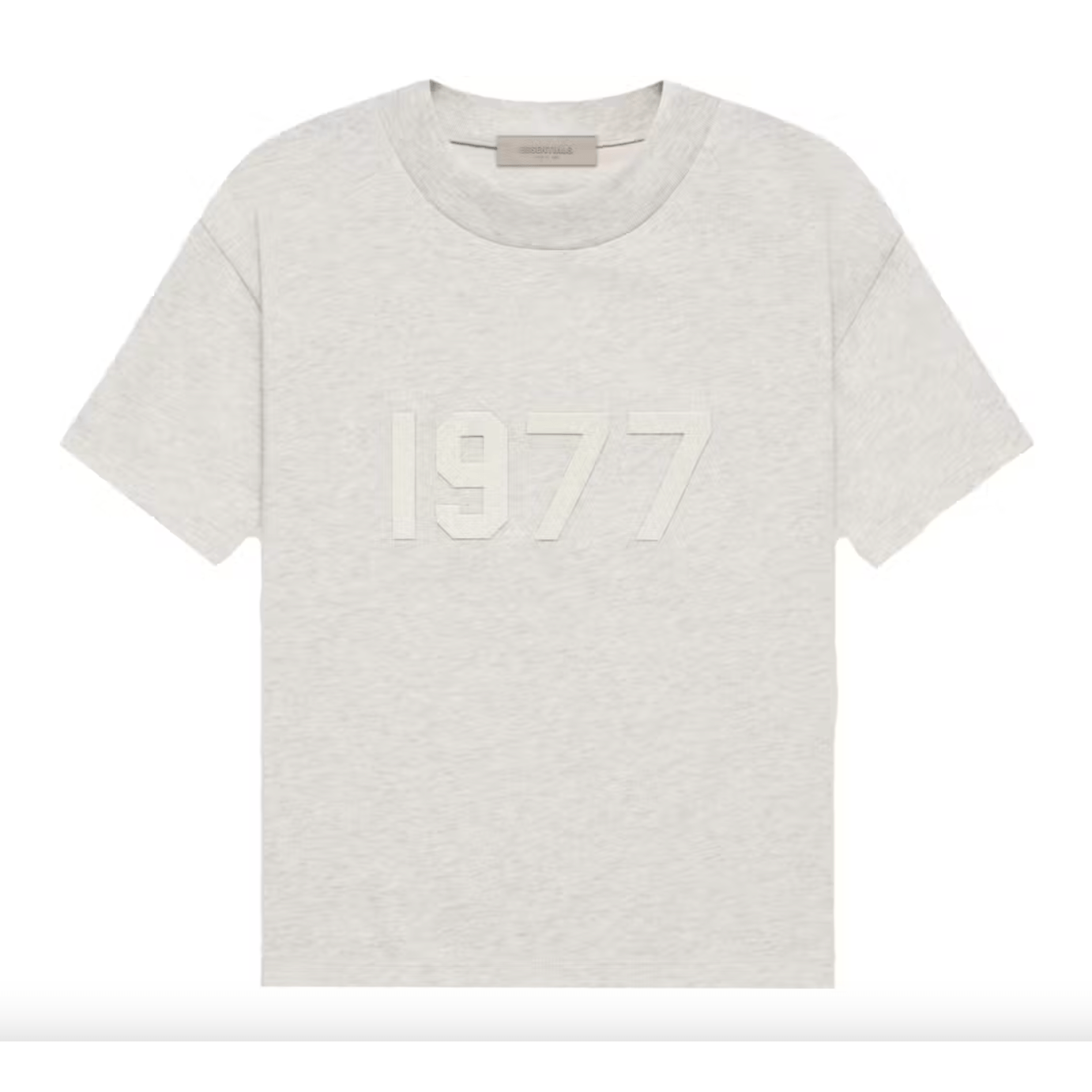 Fear of God Essentials 1977 T-shirt Light Oatmeal (SS22)