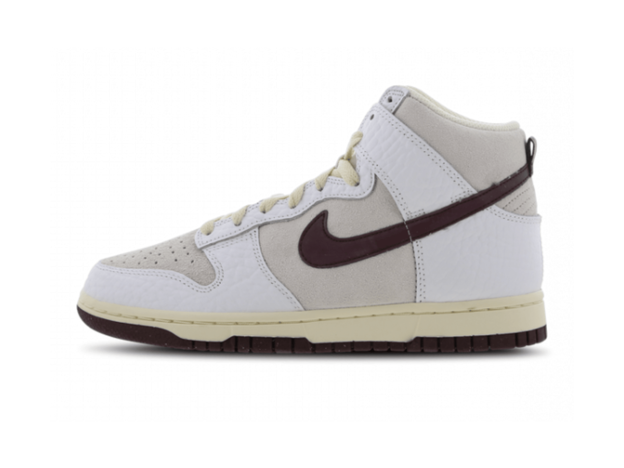 Nike Dunk High Light Orewood Brown Burgundy Crush